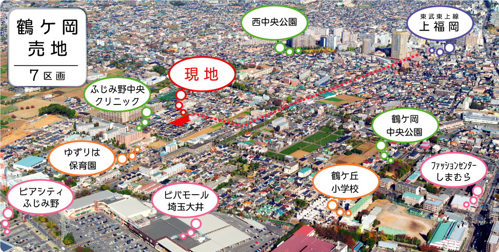 ふじみ野市鶴ケ岡売地